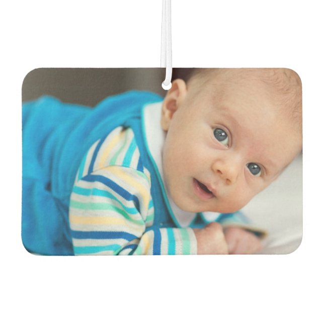Custom One Of A Kind Personalised Photo Car Air Freshener (Front)