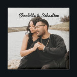 Custom One Of A Kind Personalised Photo Magnet<br><div class="desc">Add your own photos or art and text -  unique customised personalised magnet from Ricaso</div>