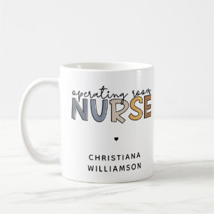 Custom Operating Room Nurse OR Nurse Appreciation Coffee Mug
