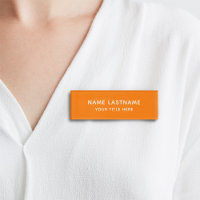 Custom Orange Basic Simple Minimalist Modern Title