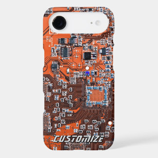 Custom Orange PCB Circuit Board for IT Pros 2