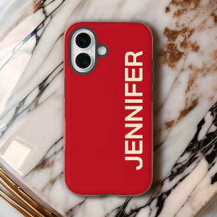 Custom Orange Phone Case, Graduation Gift for Her iPhone 16 Case