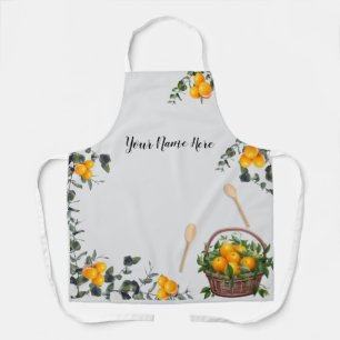 Custom Oranges Simple All Over Print Apron