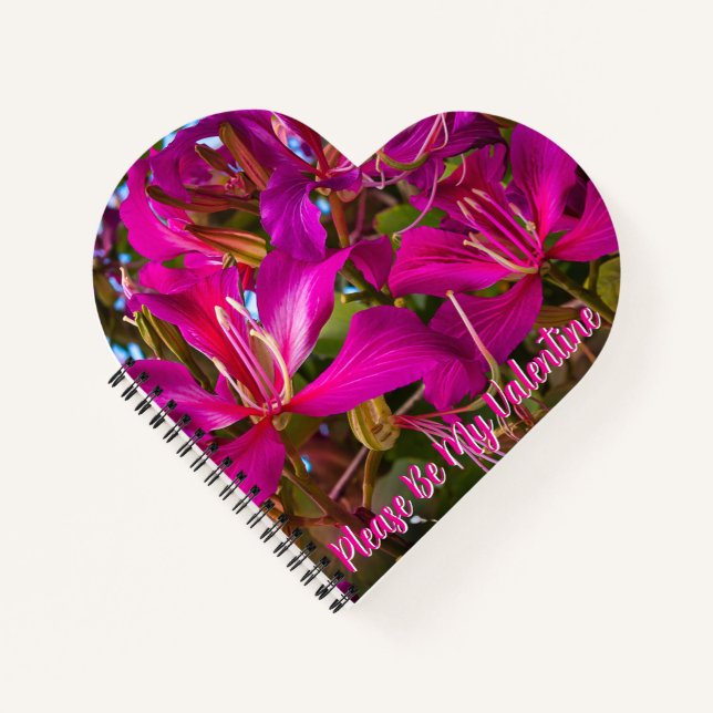 Custom "Orchid Tree" Spiral Notebook (Front)