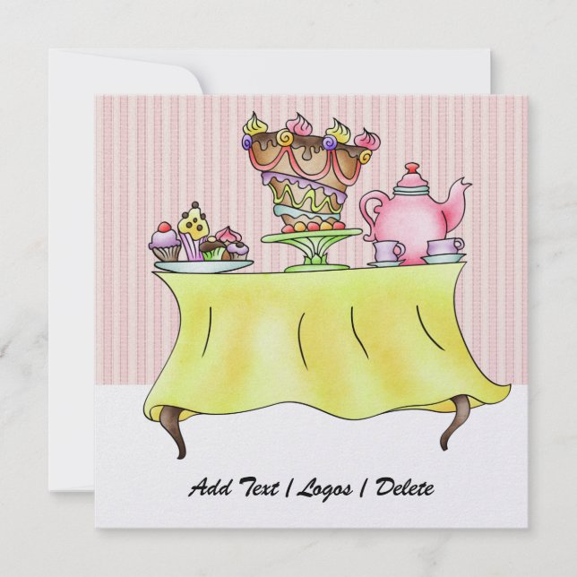 Custom Order # 2 - MORE COMING! Invitation (Front)