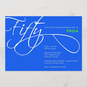 Custom Order - Eleni Invitation