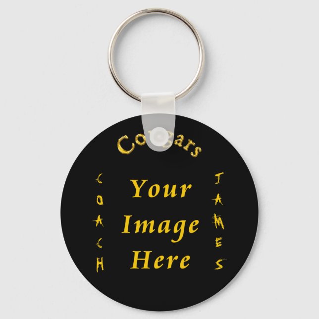 Custom Order Gifts for Coaches Keychains (Front)