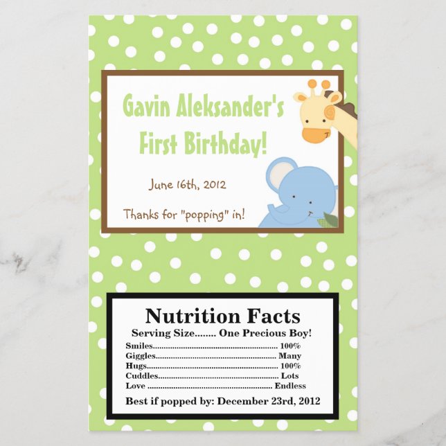 Custom Order - Krista Glass Flyer (Front)