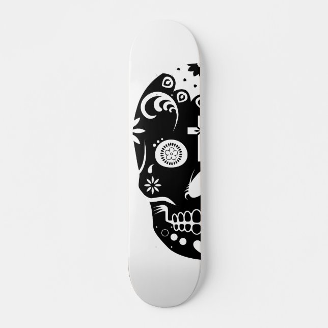 custom order sugar skullz 1 skateboard (Front)