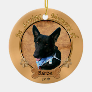 Custom Ordered In Loving Memory Dog Ornament
