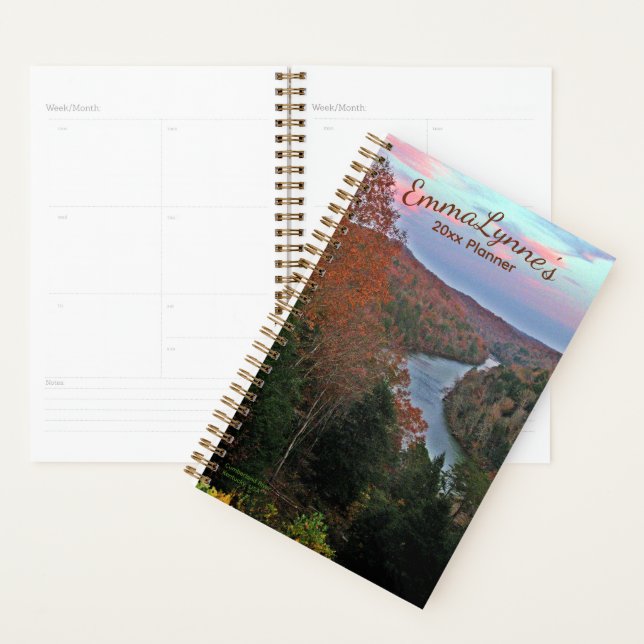 Custom Original Photo Cumberland River Kentucky Planner (Display)