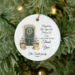 custom ornament for neighbour couple - families