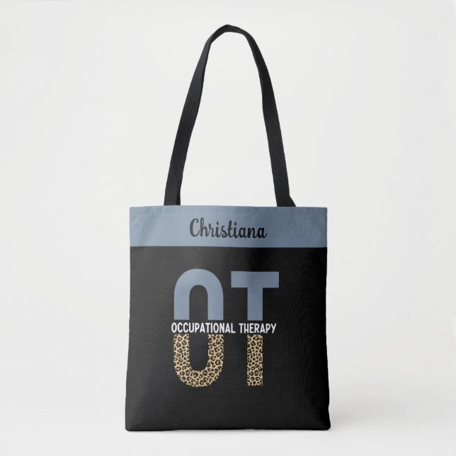 Custom OT Occupation Therapy OT Student gifts Tote Bag (Front)