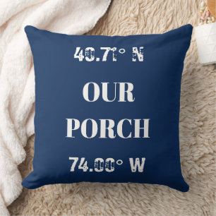 Custom Our Porch Coordinates Cushion