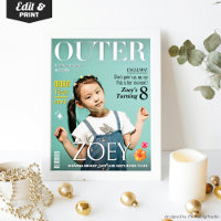 Custom OUTER Magazine Cover for Teen Girls K-Pop