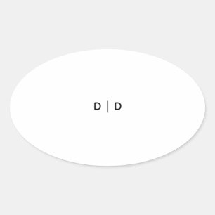 Custom Oval Stickers, Format: Sheet of Stickers