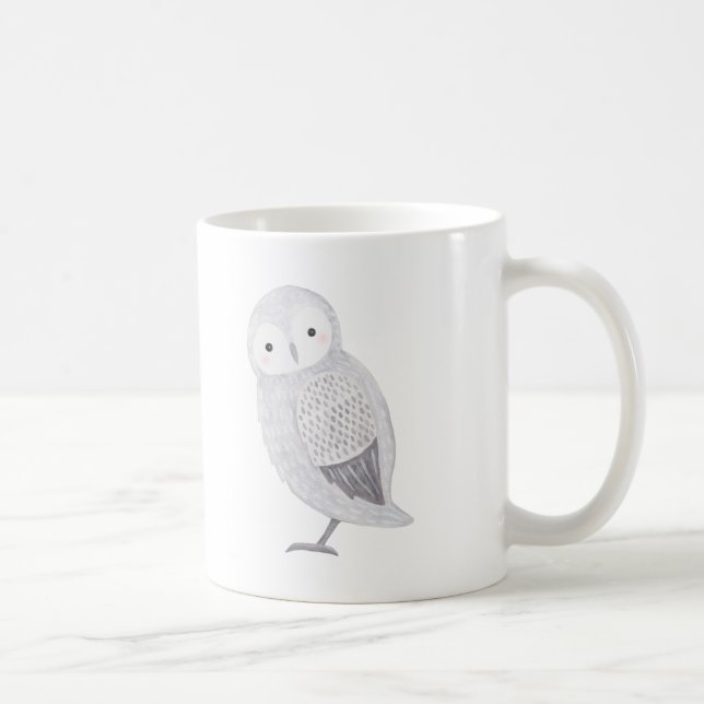 Custom Owl Mug Personalised Mug Cute Owl Art Mug (Right)
