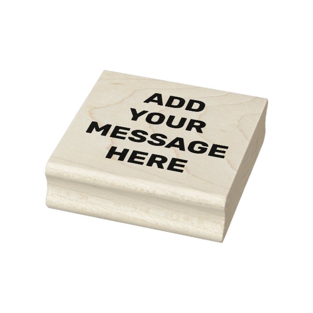 CUSTOM Own Personalised Message Small Business Sel Rubber Stamp (Stamp)