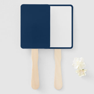 Custom Oxford Blue Rectangle Fans