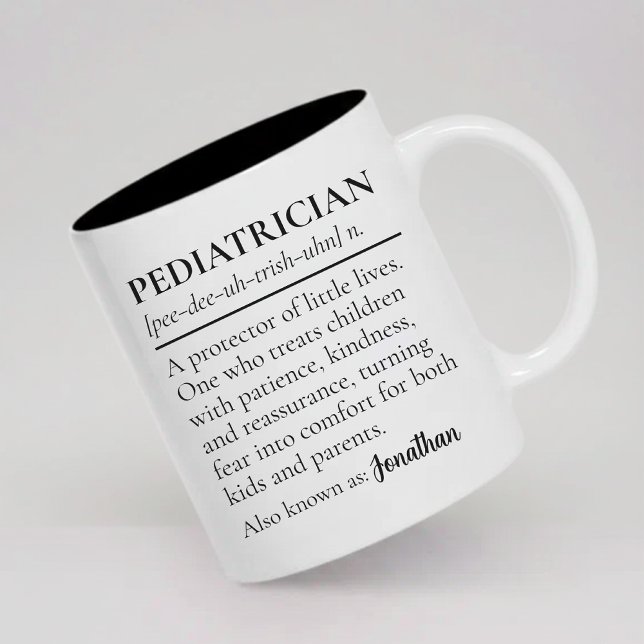 Custom Paediatrician Definition Mug Graduation Gif (Pediatrician Definition Mug Personalized Gift for Medical Professionals)