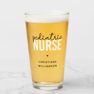 Custom Paediatrics Nurse Peds Nurse Appreciation Glass