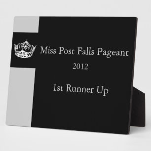 Custom Pageant Awards Plaque