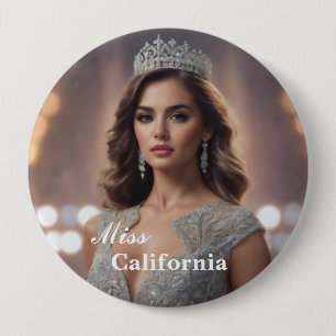 Custom Pageant Button Pin