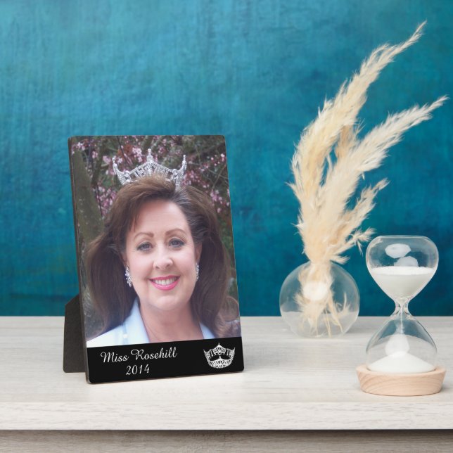 Custom Pageant Photo Plaque (Side)