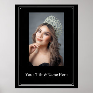 Custom Pageant Potrait Value Poster