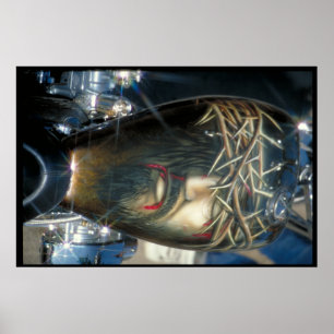 Custom painted fuel tank - South Dakota Poster