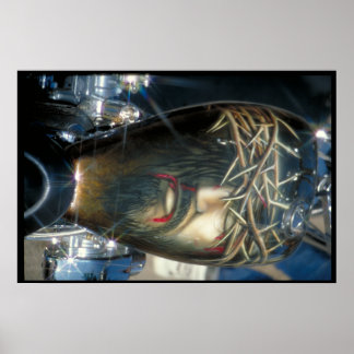 Custom painted fuel tank - South Dakota Poster