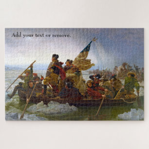 Custom painting "Washington Crossing the Delaware" Jigsaw Puzzle