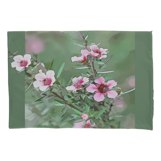 Custom Pair of Pillowcases, Standard Size Pillowcase (Front-Left)