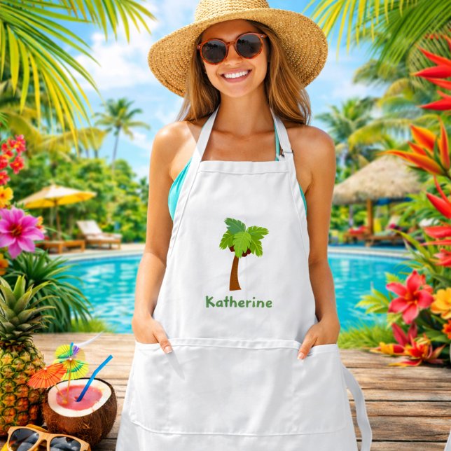 Custom Palm Tree Standard Apron (Creator Uploaded)