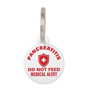 Custom Pancreatitis Dog Tag