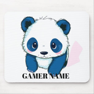 Custom Panda name Mouse Pad