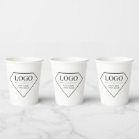 Custom Paper Cups With Lids Coffee Add Logo