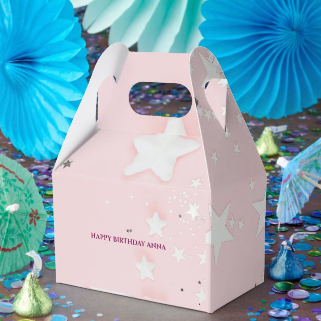 Custom Paper Favour Boxes for Girl’s Birthday (Party)