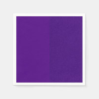 Custom Paper Napkin – Solid & Noise Purple Split