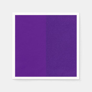 Custom Paper Napkin – Solid & Noise Purple Split