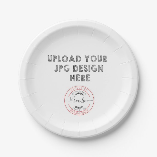 Custom Paper Plate (Front)