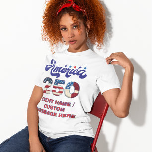 Custom Parade Festival USA 250 Anniversary T-Shirt