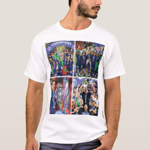 Custom Paris Football European Champions 2026 T-Shirt