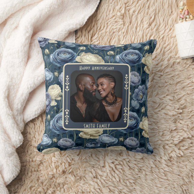 Custom Partners Relationship Throw Pillow (Blanket)