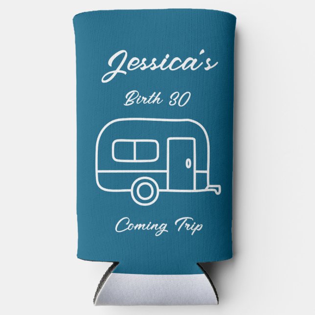 Custom Party Favour Gift Bag Vacation Favour Weddi Seltzer Can Cooler (Front)