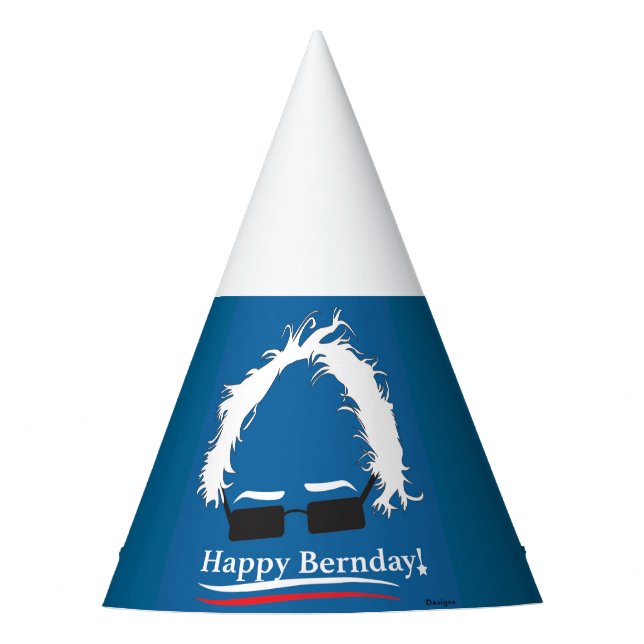 Custom Party Hat Bernie Sanders (Front)