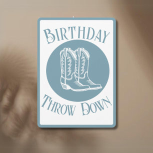 Custom Party Invitation - Country Rodeo Birthday