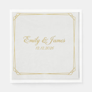custom party napkins, wedding paper napkins, birth napkin