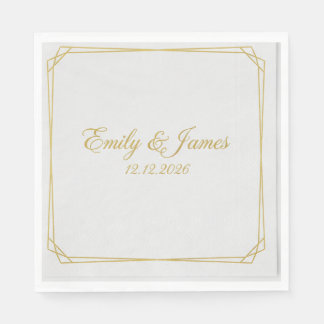 custom party napkins, wedding paper napkins, birth napkin