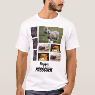 Custom Passover 8 Photo Collage  T-Shirt